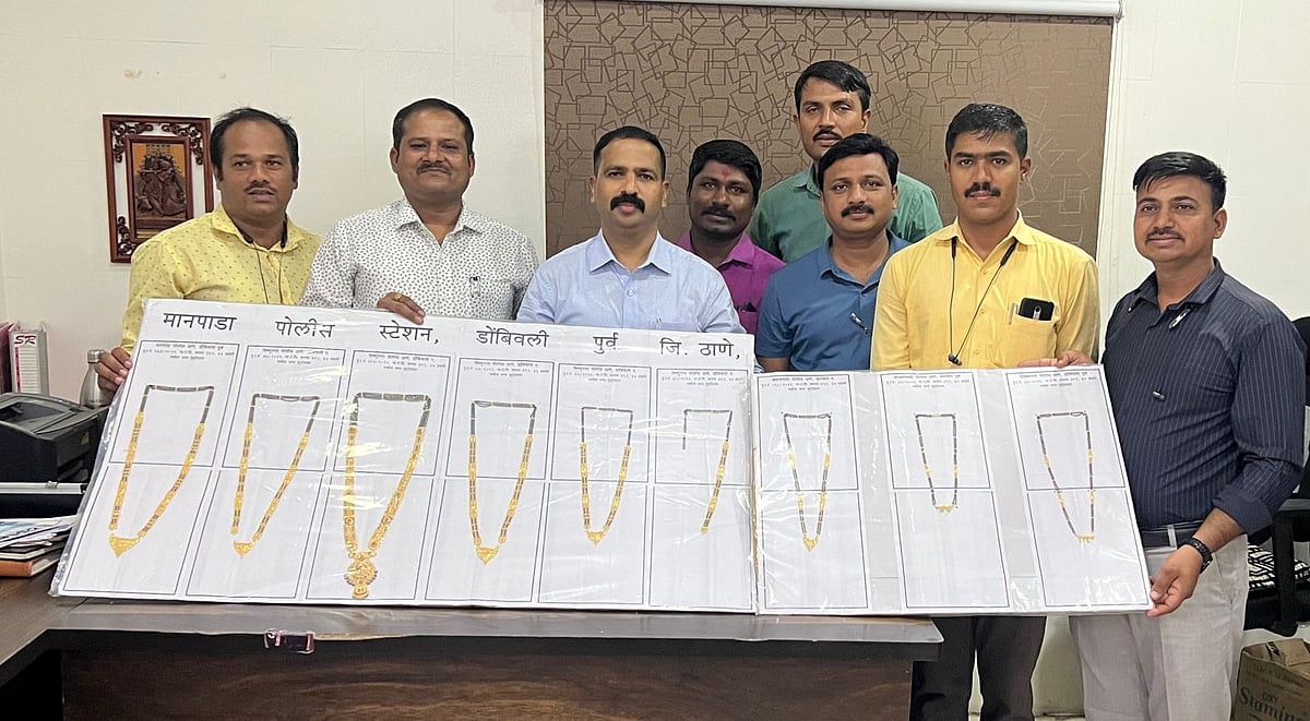 Manpada: Two Rajasthan men held for several chain snatching incidents; gold worth Rs 15.75 lakh recovered - Vimarsana News