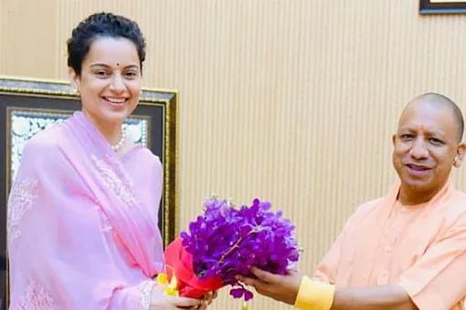 Kangana Ranaut meets UP CM Yogi Adityanath in Lucknow, says 'feel humbled and inspired' - Vimarsana News