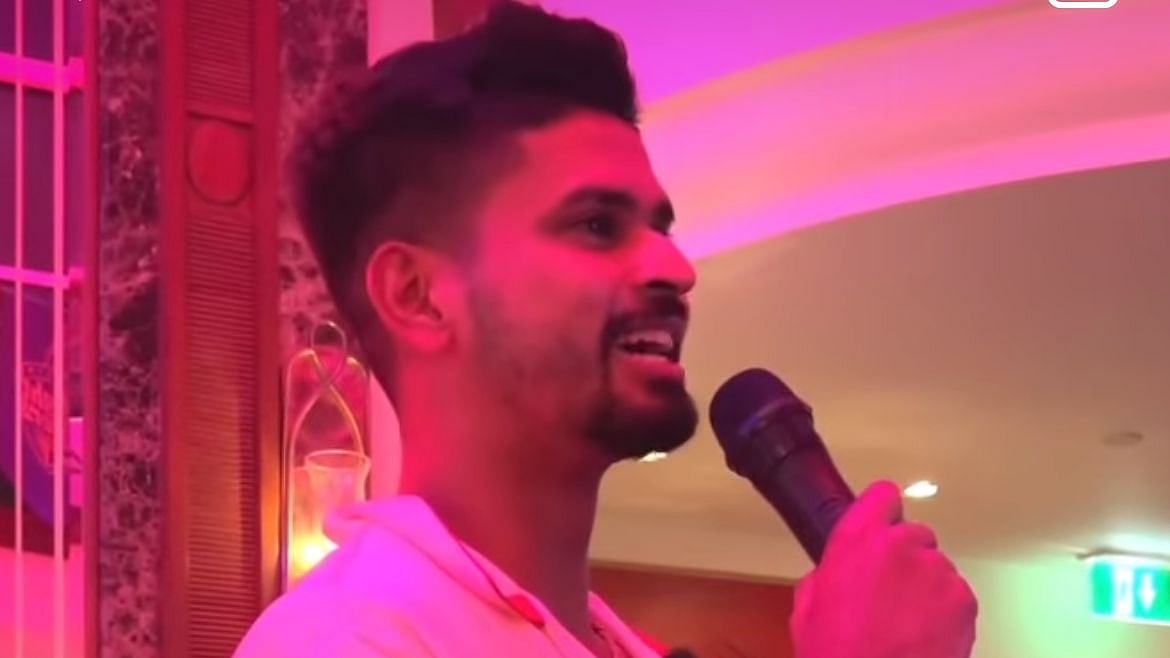 Watch: Kolkata Knight Riders' Shreyas Iyer croons 'Hey There Delilah' song; netizens call him 'all-rounder' - Vimarsana News