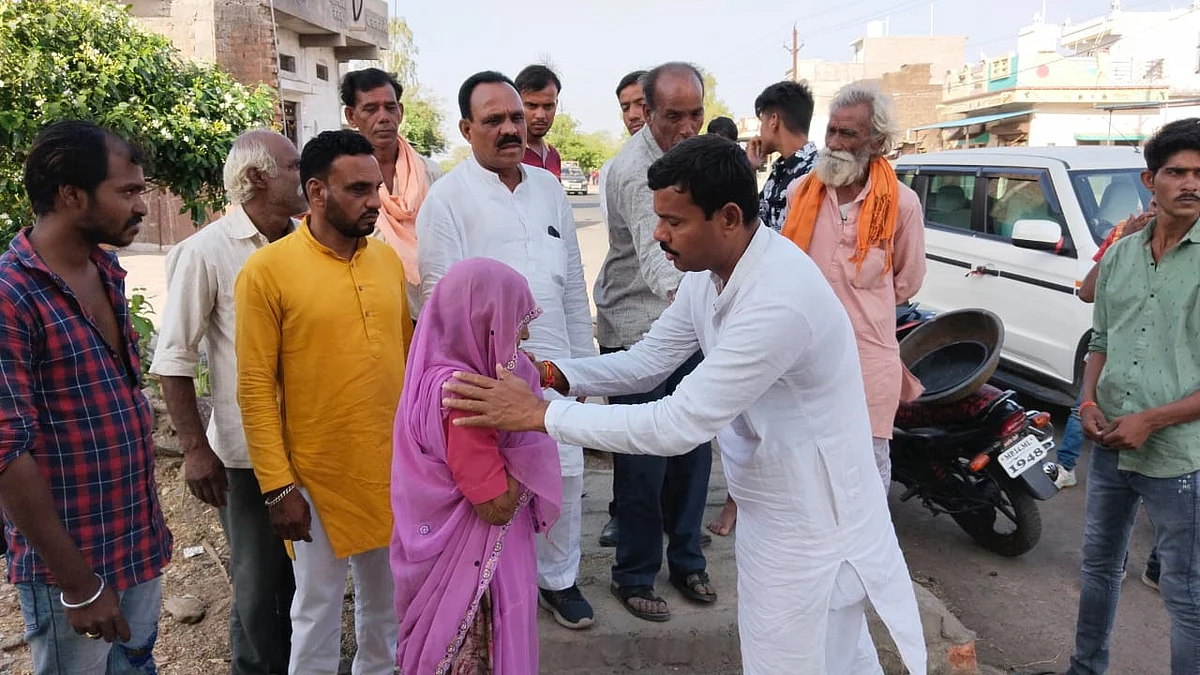 Malhargarh: Man thrashed, implicated in fake drug case, claims congress leader Parshuram Sisodia