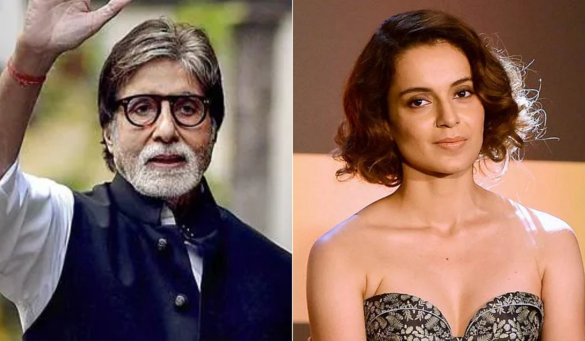 Amitabh Bachchan shares teaser for Kangana Ranaut's song from 'Dhaakad' on Instagram, deletes it...