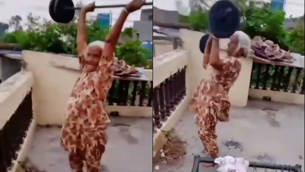 Watch 80yearold woman completes fitness challenge