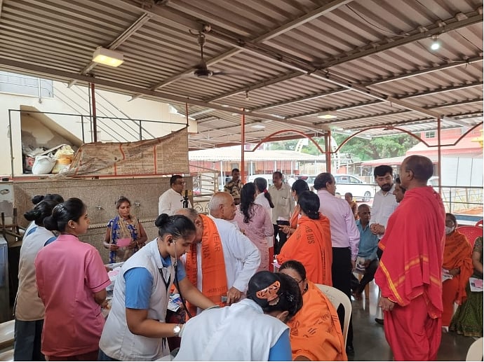 Over 250 people turn up for free medical camp in Panvel - Vimarsana News