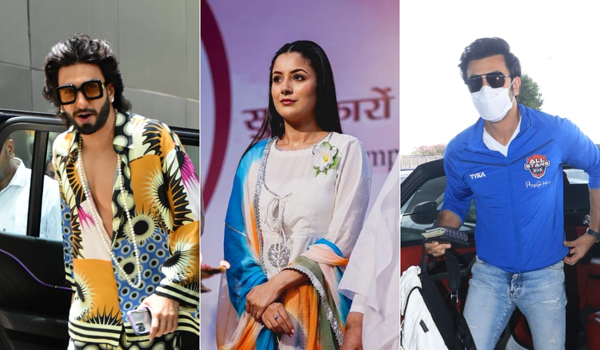 Photos: Ranveer Singh, Ranbir Kapoor, Shehnaaz Gill, and other B-Town celebs spotted in Mumbai
