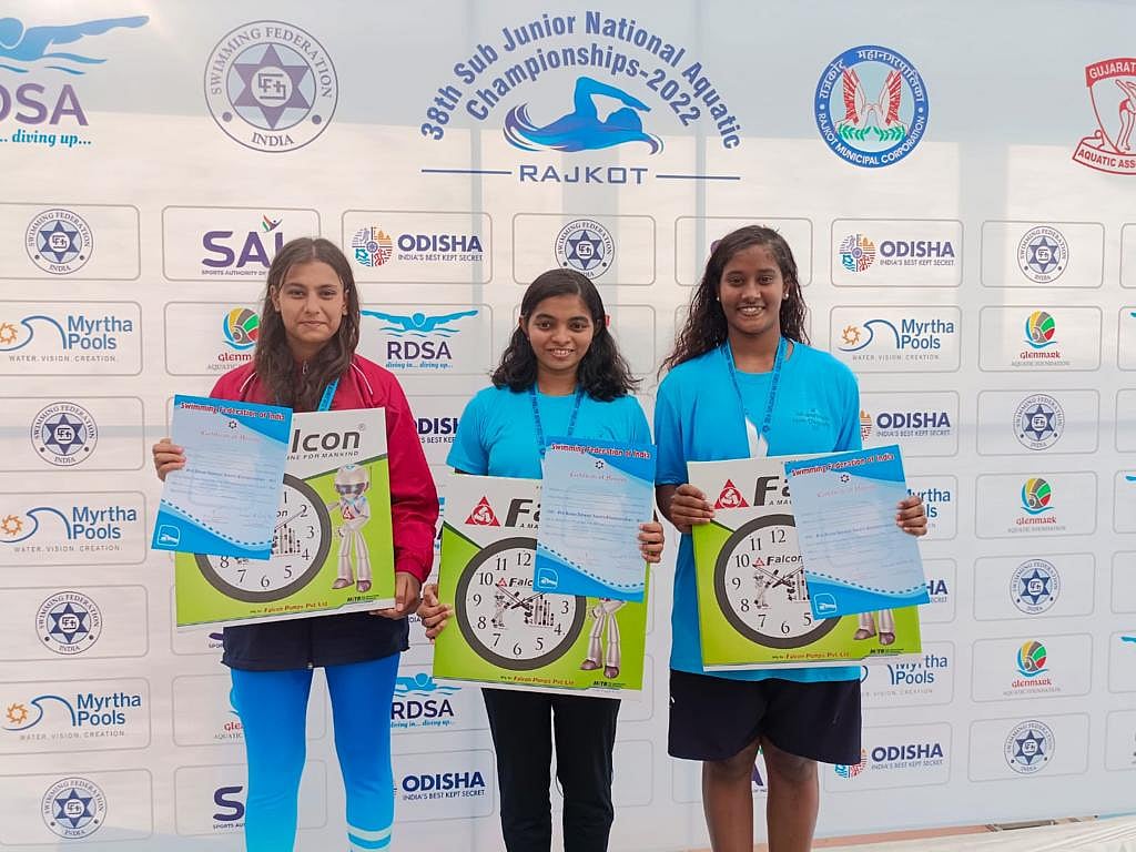 Bhopal: State shine in 38th Sub-Junior National Aquatic Competition - Vimarsana News