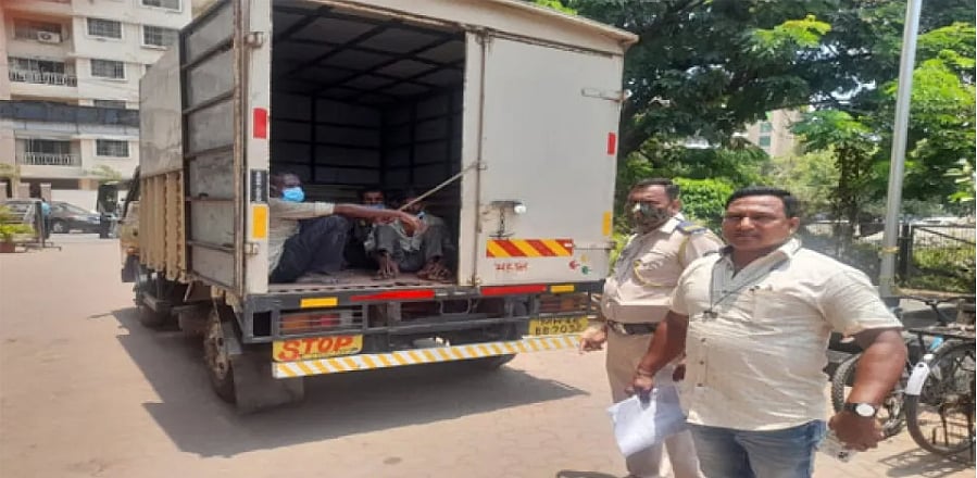 Panvel police evict beggars from city following complaints from citizens - Vimarsana News