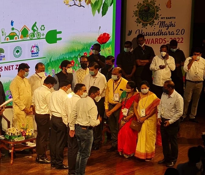 Maharashtra government honours TMC Chief Dr Vipin Sharma for city's Performance under 'My Vasundhara Campaign' - Vimarsana News
