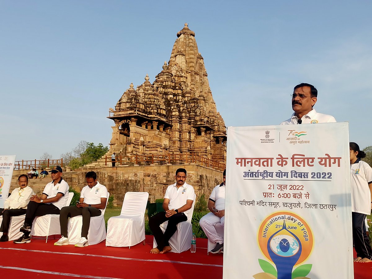 Yoga will help promote tourism in Khajuraho - Vimarsana News