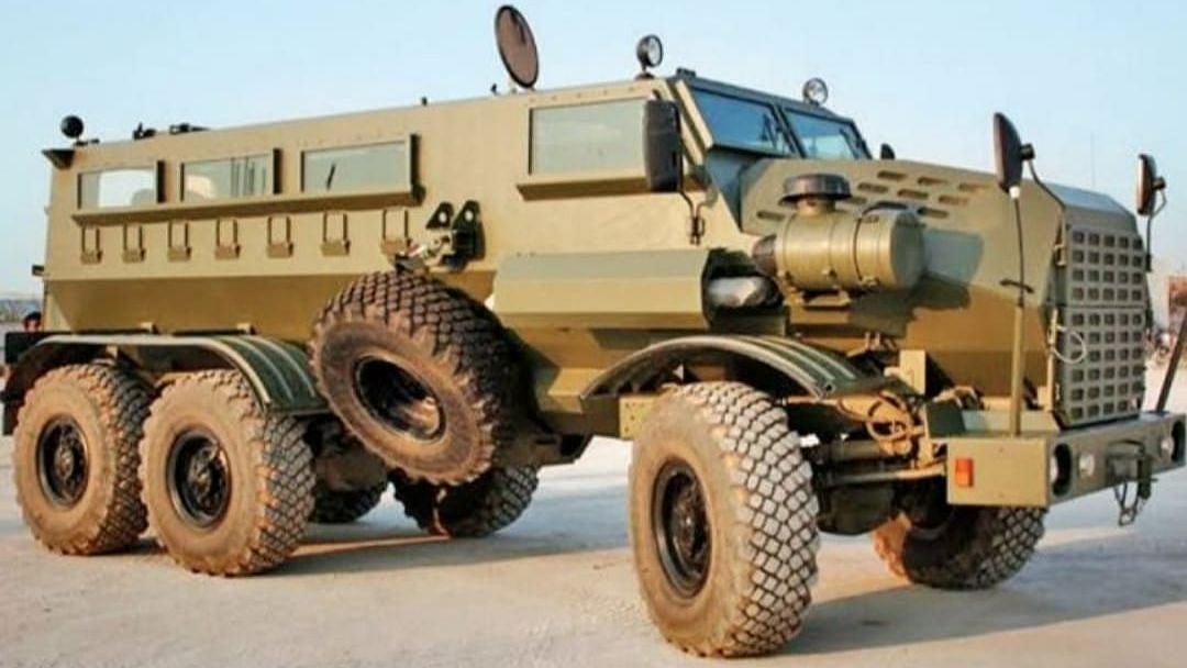 Vehicle Factory Jabalpur prepares Mines Protected Vehicle equipped with