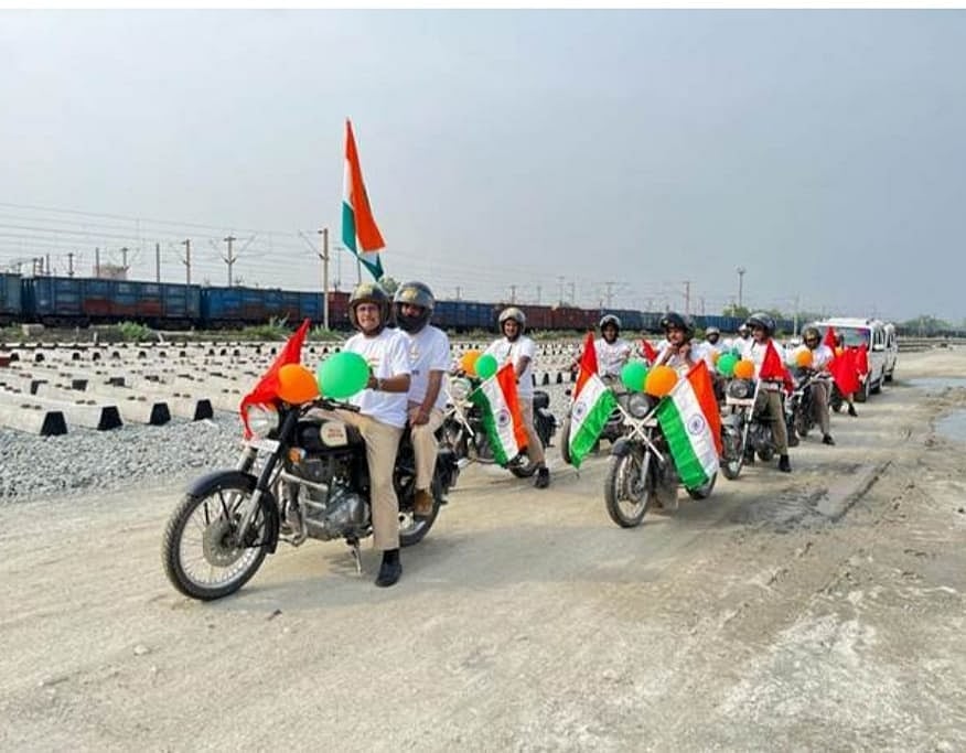RPF celebrates Azadi Ka Amrit Mahotsav, flags off motorcycle rallies from 75 locations across country - Vimarsana News