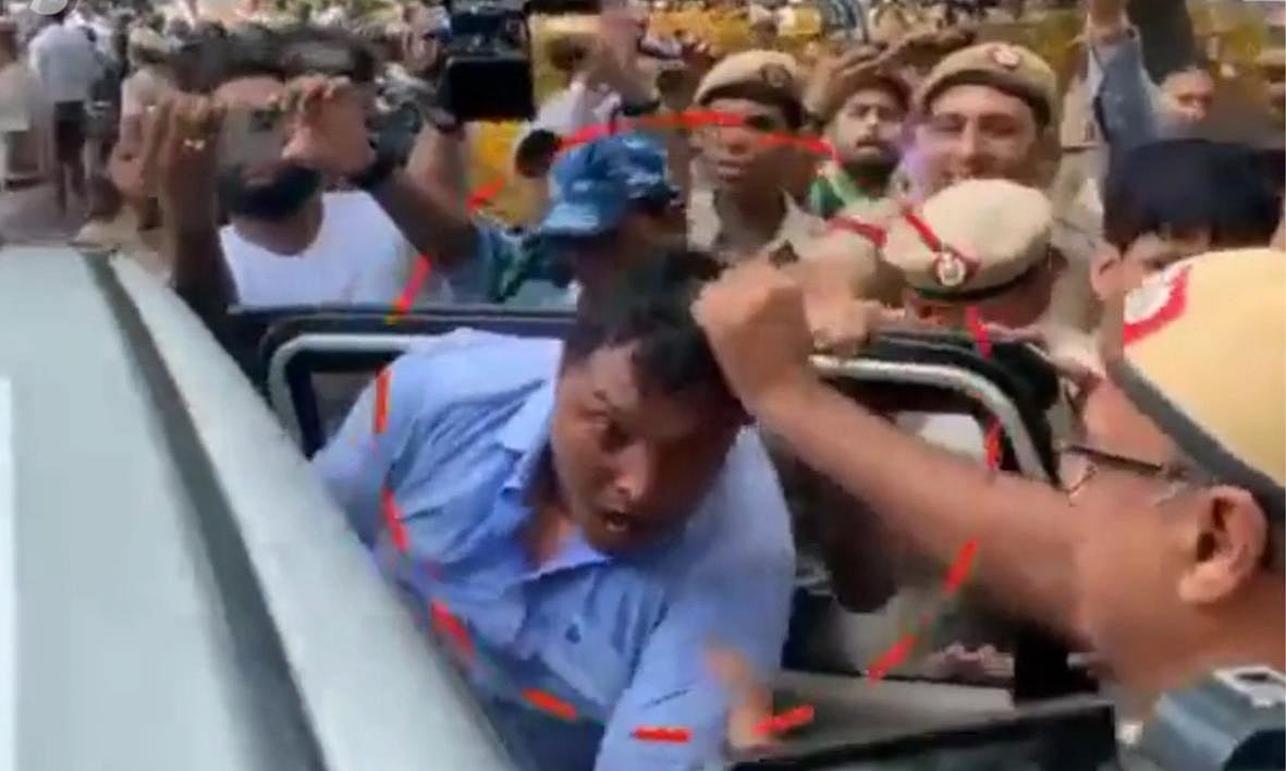 'Brutal' police crackdown on Congress leaders protesting Sonia's visit to ED - Vimarsana News
