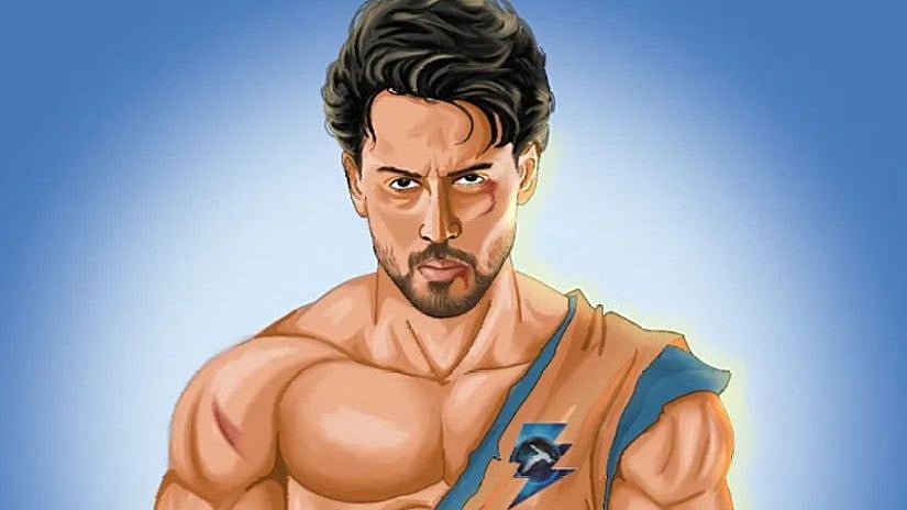 Fan shares Tiger Shroff's sketch as Dragon Ball Z's Goku in 'Ganapath' style, leaves actor impressed - Vimarsana News