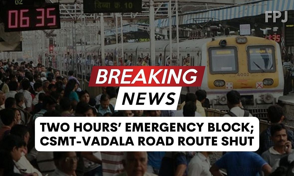 Mumbai: Two hours' emergency block; CSMT-Vadala Road route shut - Vimarsana News