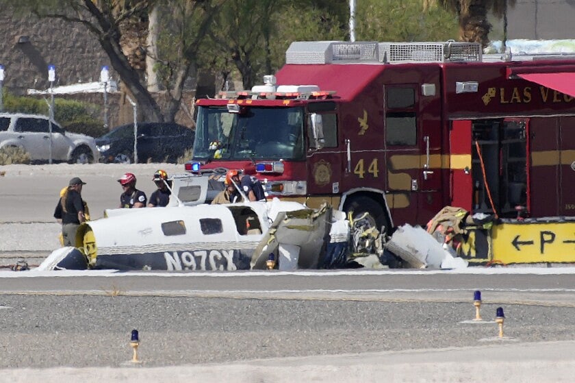 US: 4 killed after small planes collide mid-air at North Las Vegas Airport - Vimarsana News