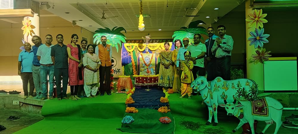 Sant Hirdaram Nagar: Mithi Gobindram Public school basks in glory of Lord on Janmashtami - Vimarsana News