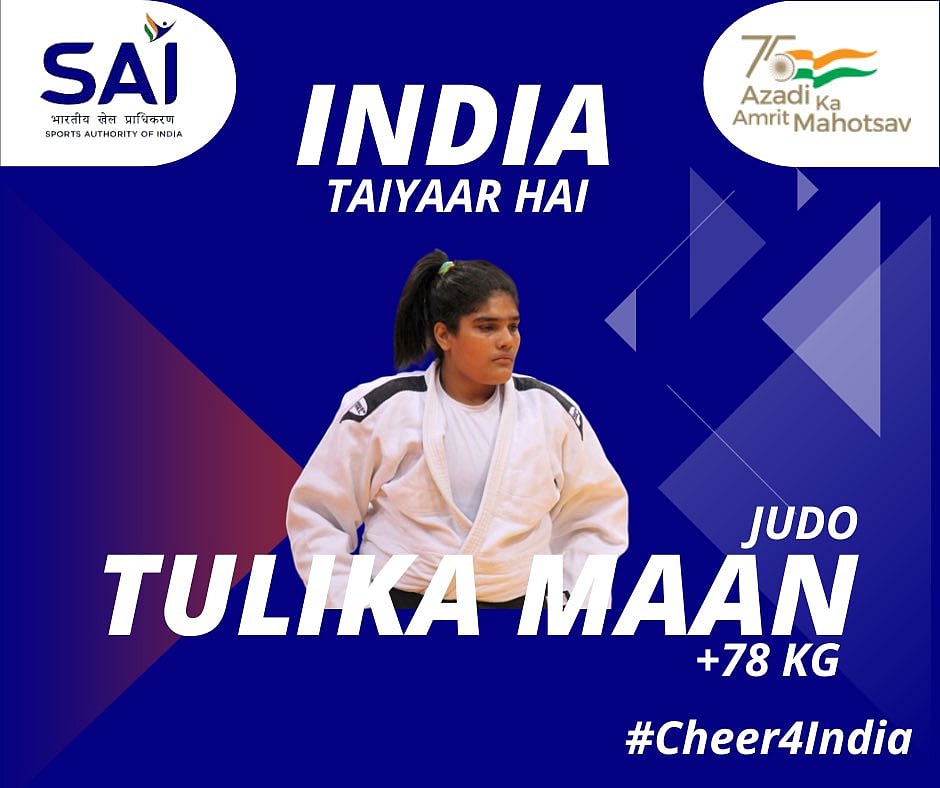 CWG 2022: NCOE SAI Bhopal Judoka Tulika Maan grabs silver in Women's 78 kg Category - Vimarsana News