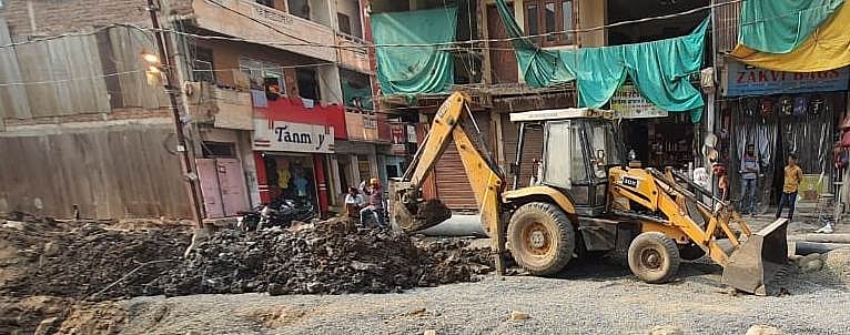 Indore: Smart Road construction to restart after a week's gap - Vimarsana News