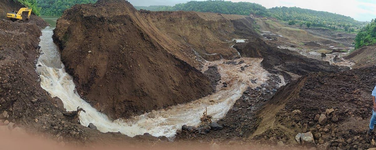 Dhar: Administration clears confusion, says flow of water increased due to the broadening of channel - Vimarsana News