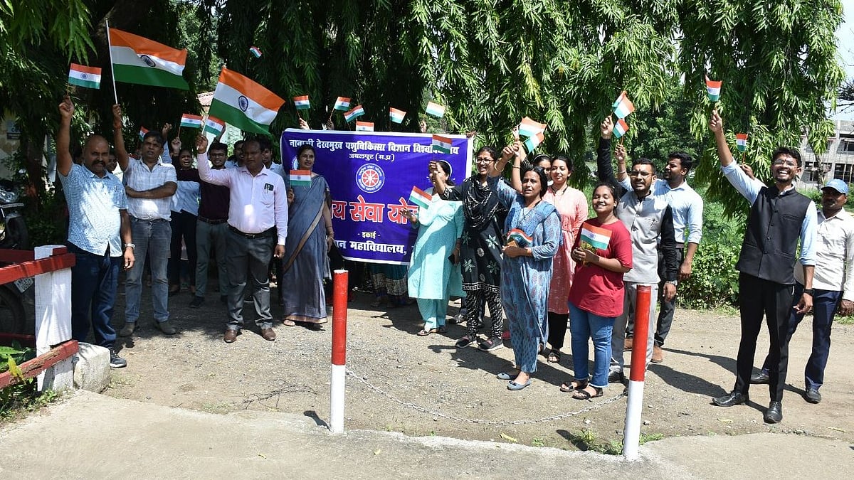 Jabalpur: NSS Unit takes out rally under 'Har Ghar Tiranga' campaign - Vimarsana News