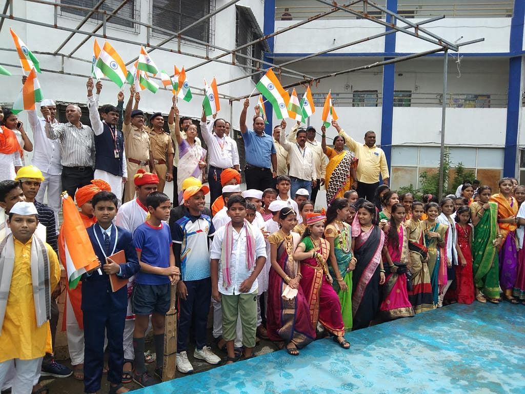 Navi Mumbai: Students rally to create awareness for 'Har Ghar Tiranga' initiative - Vimarsana News