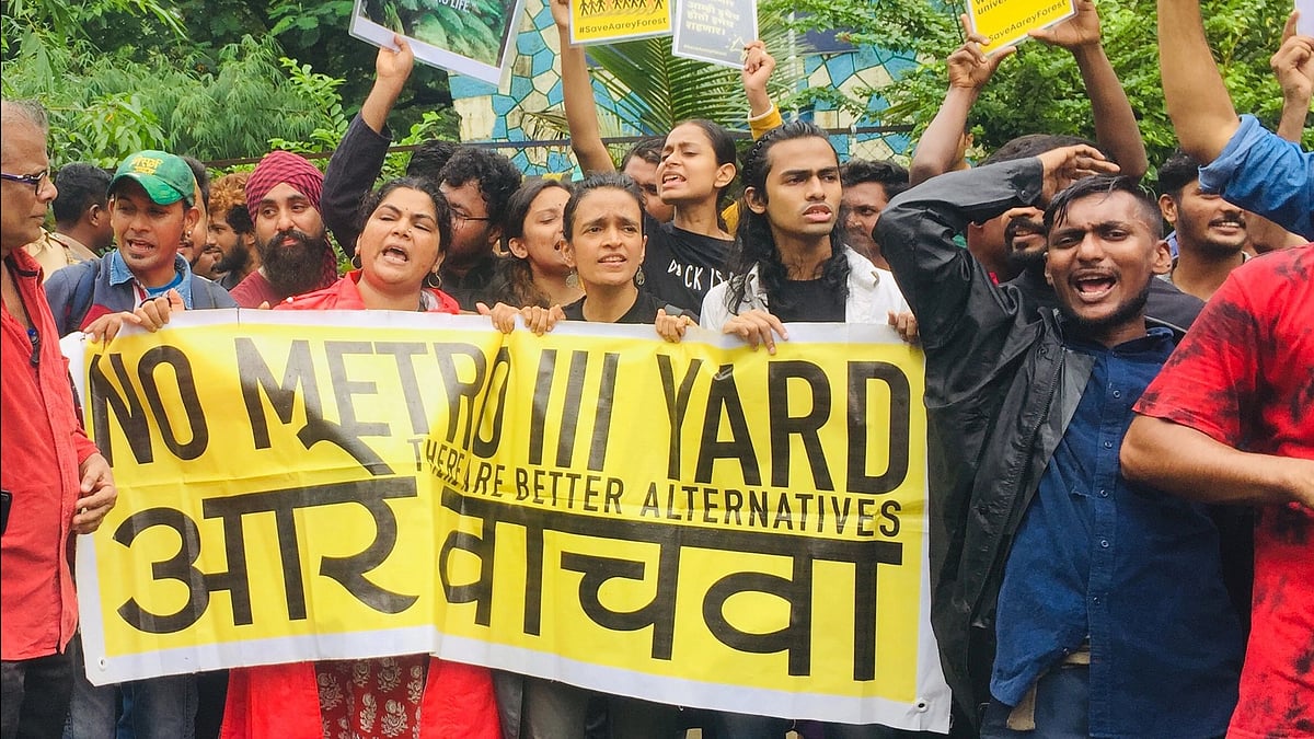 Mumbai: Metro car shed at Aarey see more protests on Sunday - Vimarsana News
