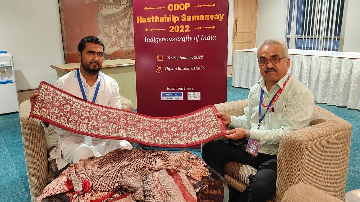 Bagh print from tribal Dhar district makes it to ODOP exhibition - Vimarsana News