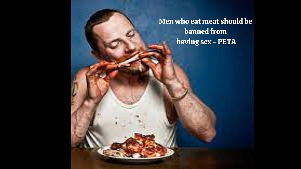 PETA wants women to save the world by not having sex with men who eat meat - Vimarsana News