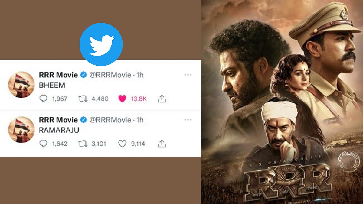 RRR Movie page engages fans in 'one-word tweet' trend - Vimarsana News