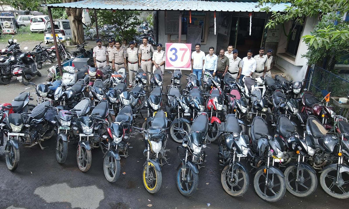 Bhopal: Bike-lifter gang busted, five held; 37 vehicles recovered - Vimarsana News
