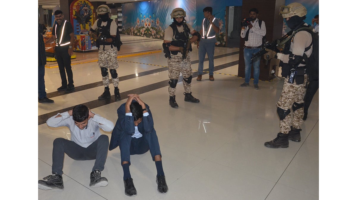 Indore: Mock security drill held by CTG, ATS, cops at TI mall - Vimarsana News