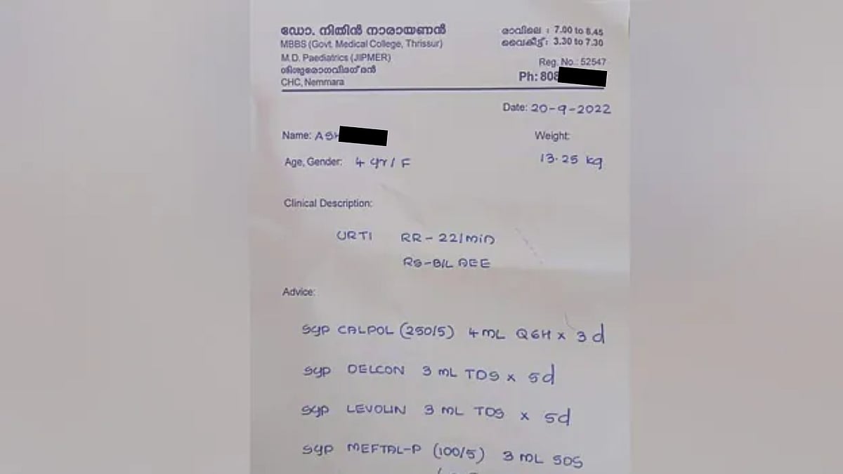 Kerala doctor's readable handwriting goes viral - Vimarsana News