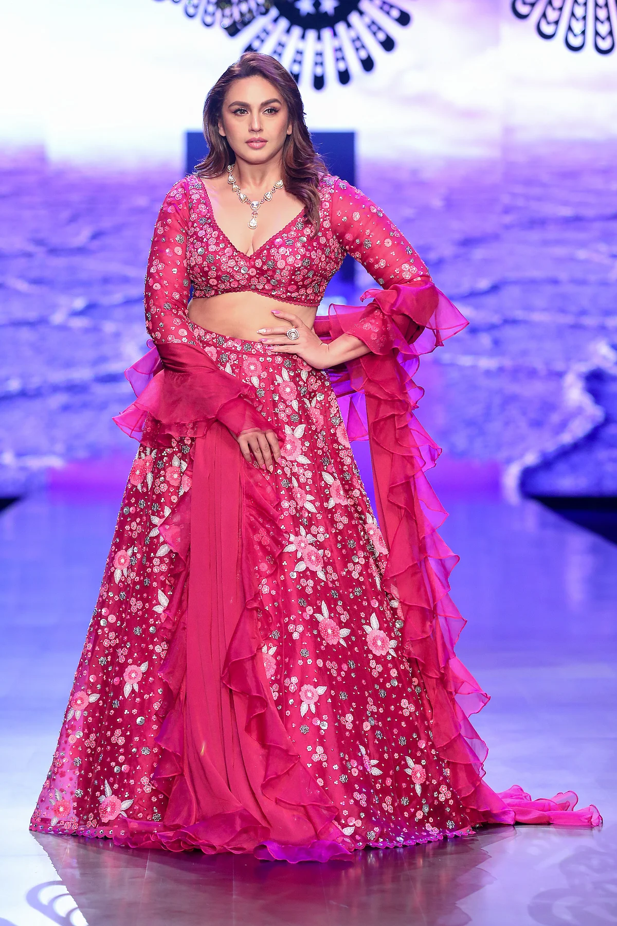 Huma Qureshi for Nachiket Barve's collection