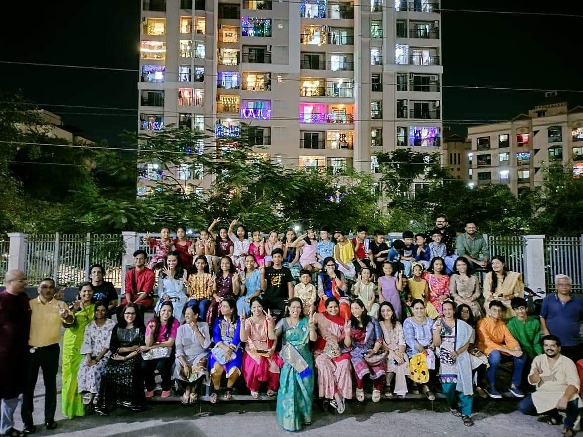 Thane Senior basketball players celebrate Diwali with great enthusiasm