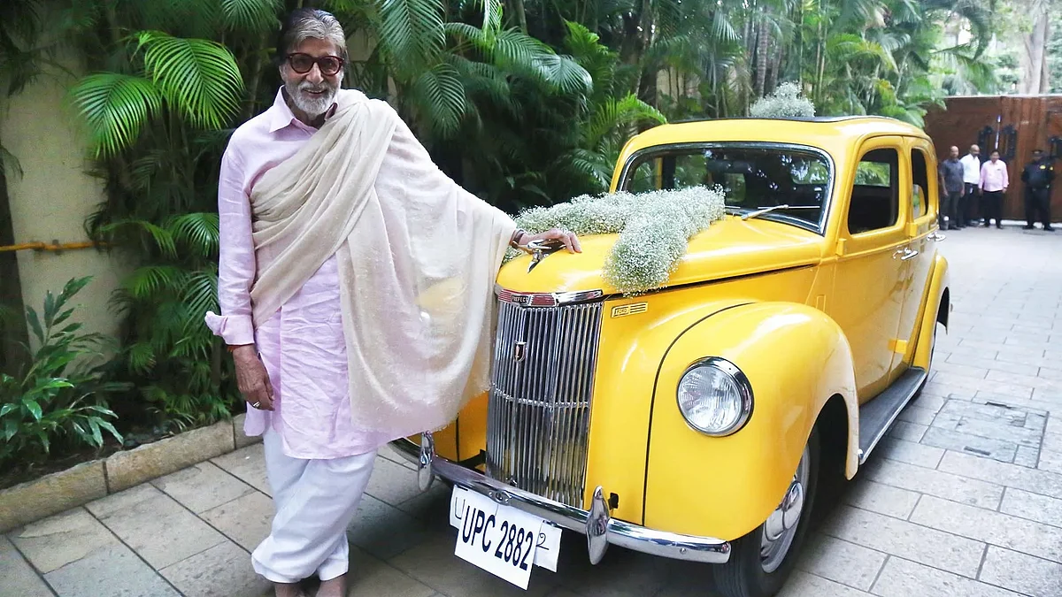 Amitabh Bachchan received Ford Perfect as a gift.