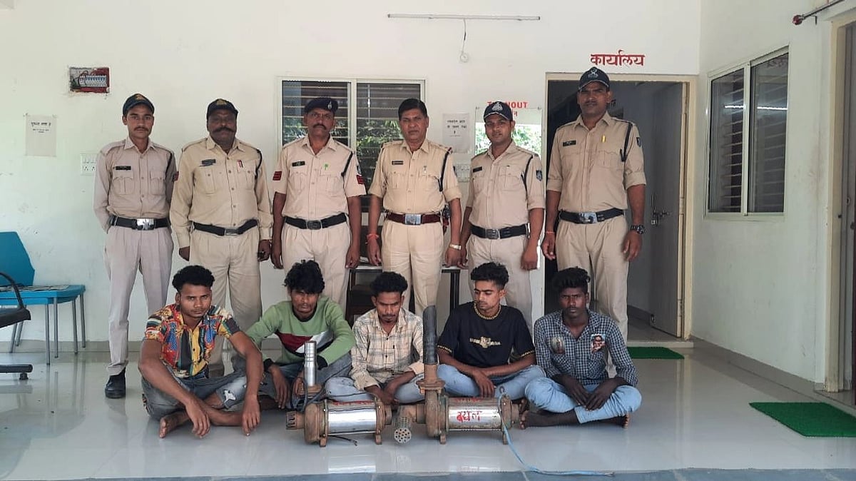 Alirajpur: Four held for motor pump theft - Vimarsana News