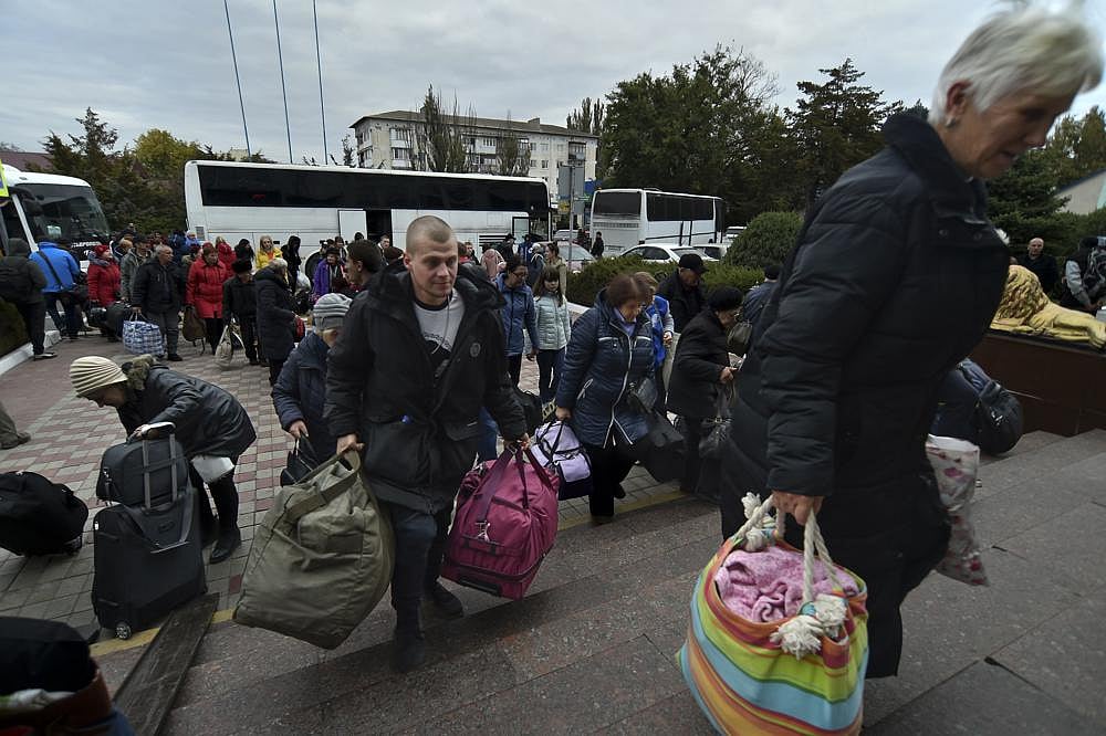 Russia orders evacuation of Kherson, continues wiping out Ukraine's power generating infrastructure - Vimarsana News