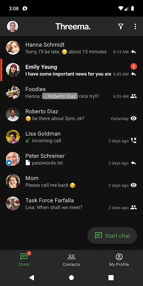 Threema Chat