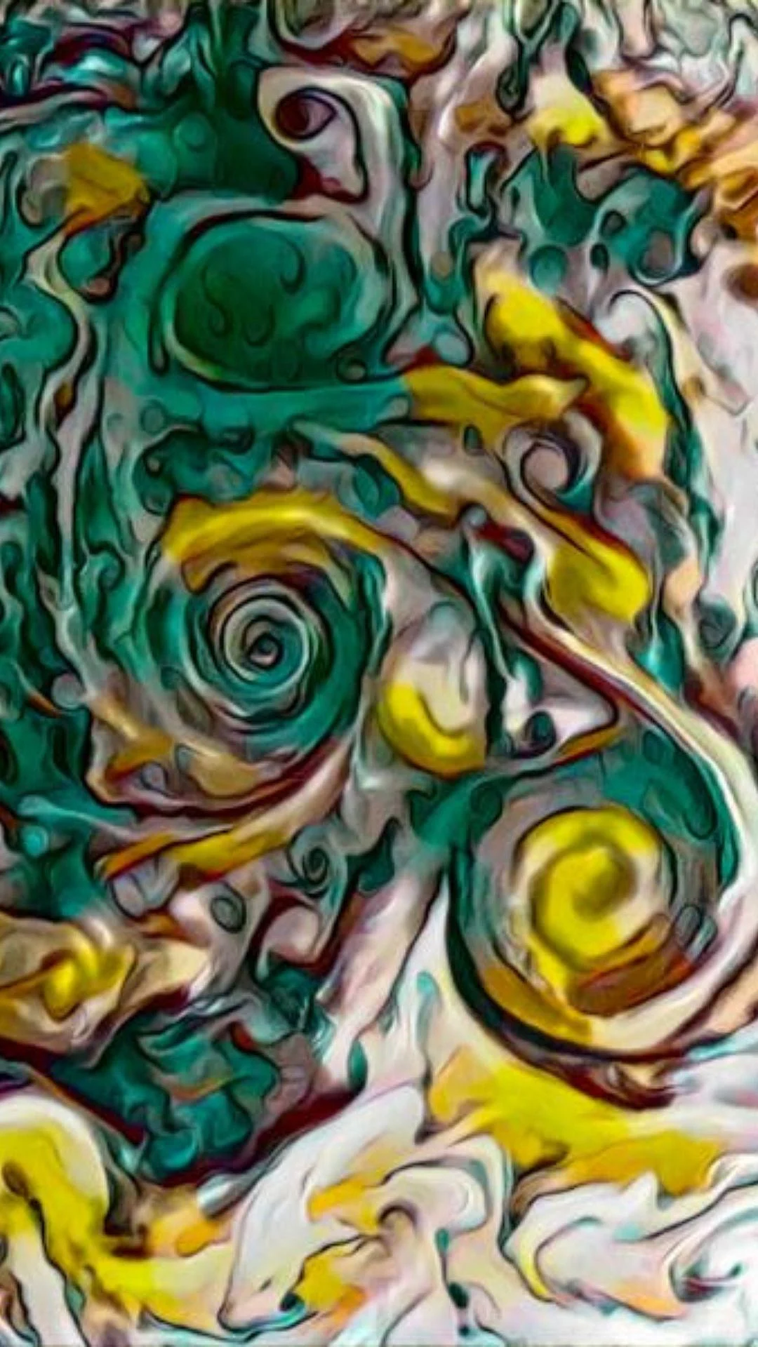 PJ43 NORTHERN CIRCUMPOLAR CYCLONES IN EXAGGERATED COLORS