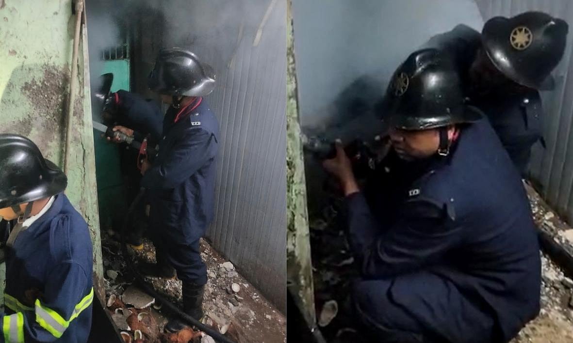 Thane: Godown gutted in fire in city, none injured - Vimarsana News