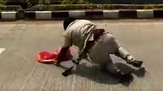 Female constable fell out of Telangana CM KCR's convoy, sustain minor injuries - Vimarsana News