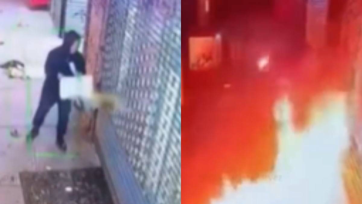 On camera: Miffed with botched chicken biryani, drunk customer sets Bangladeshi restaurant in New York on fire; arrested - Vimarsana News