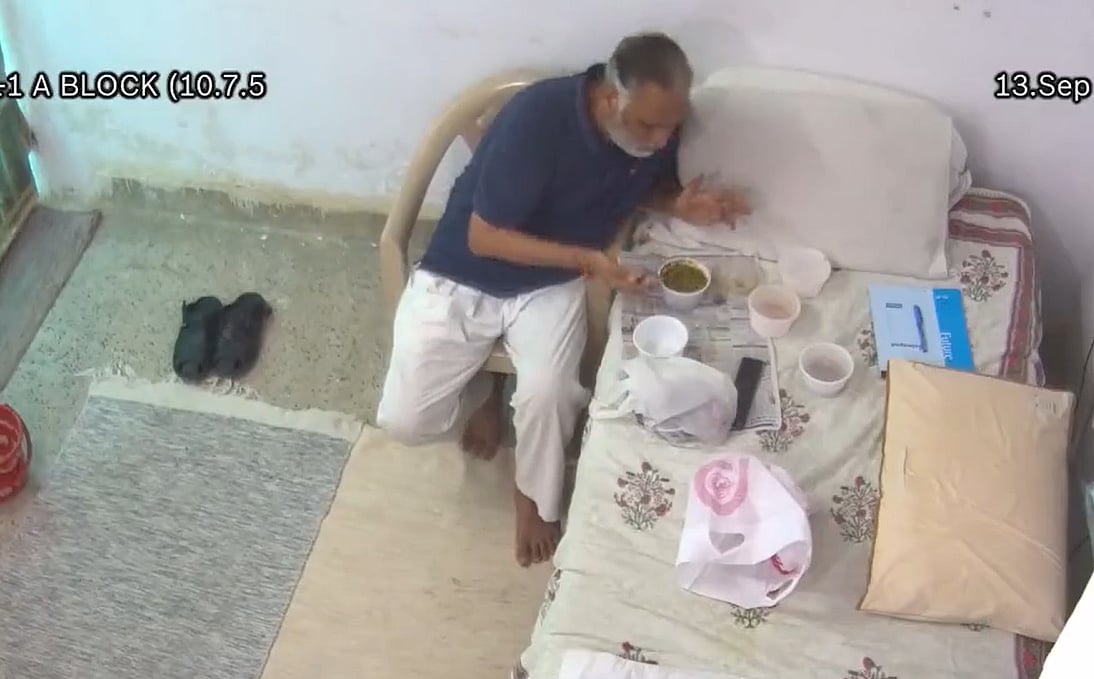 WATCH: New video shows Satyendar Jain eating full course meal in Tihar ...