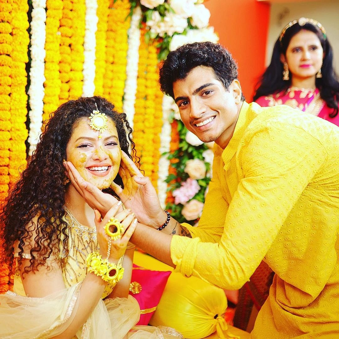 Inside pictures of Palak Muchhal's Haldi ceremony - Vimarsana News