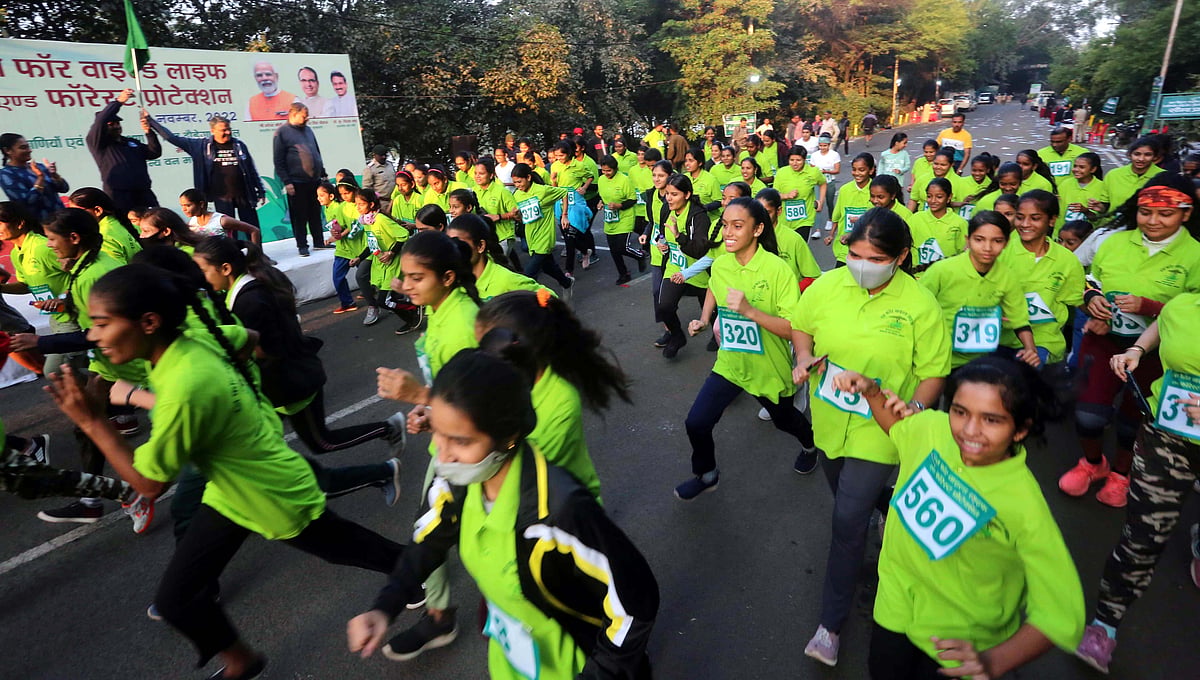 Bhopal: Run for Wildlife and Forest Conservation held - Vimarsana News
