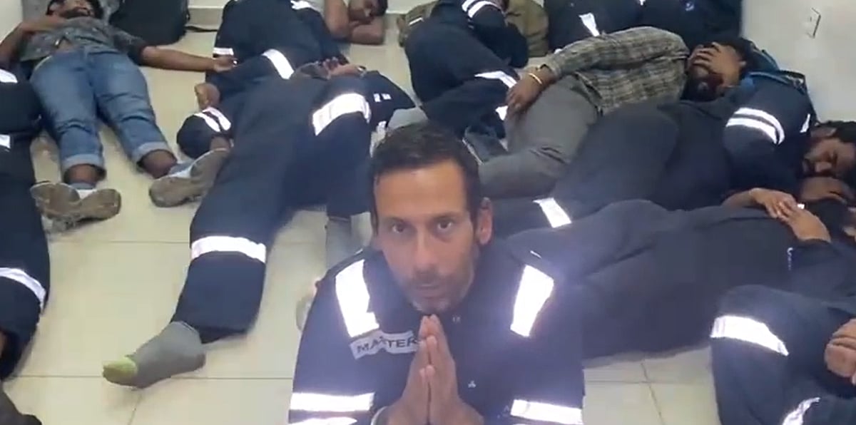 WATCH: 16 Indian sailors detained in Equatorial Guinea plead for help; Kerala CM seeks PM Modi's intervention - Vimarsana News