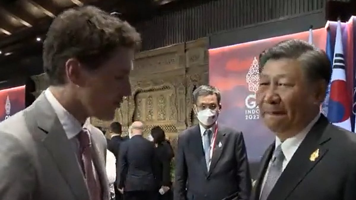 WATCH: Chinese President Xi, Canadian PM Trudeau get into heated argument; Jinping accuses Justin of leaking information to media - Vimarsana News