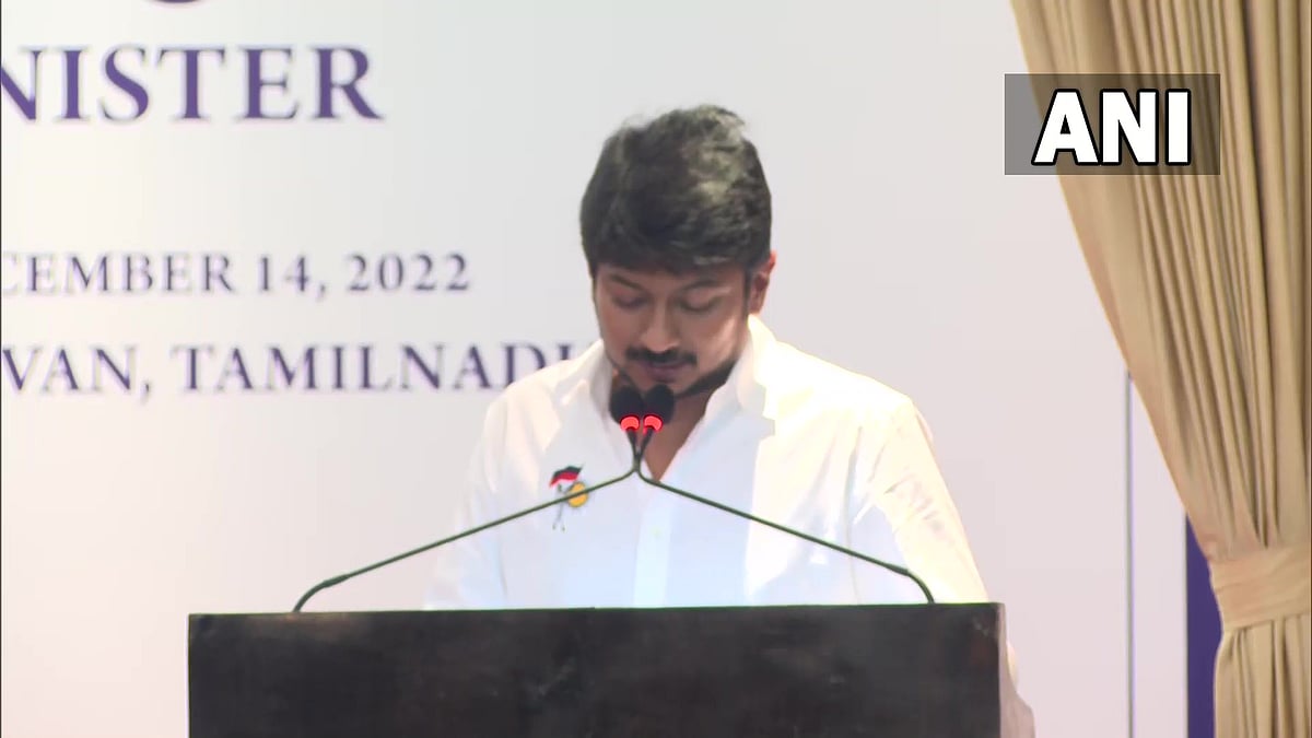 Udayanidhi Stalin sworn in as TN minister in his father M.K. Stalin's cabinet - Vimarsana News