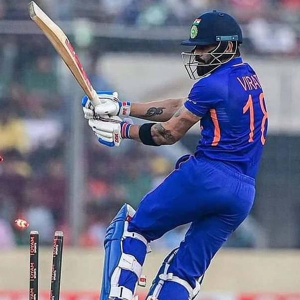 Earlier, Virat Kohli couldn't last long after walking out to open alongside Shikhar Dhawan