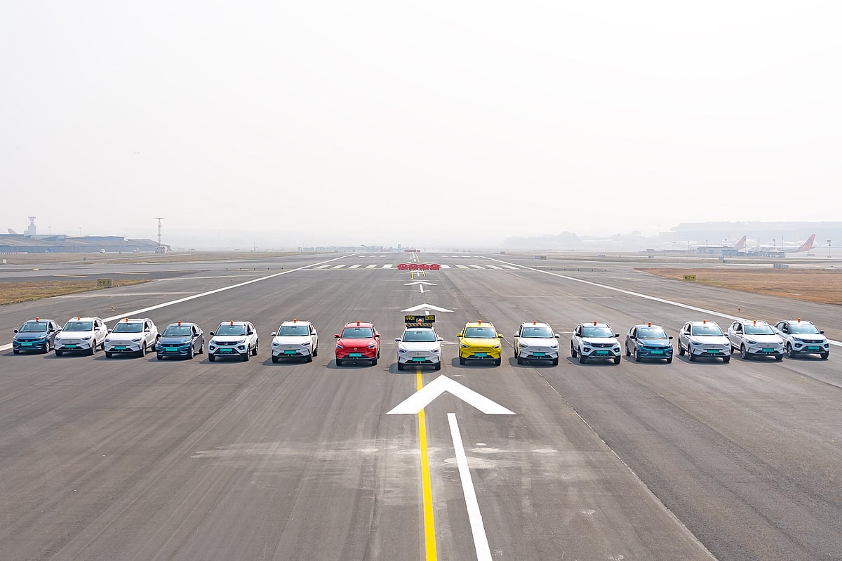 45 EVs replace conventional vehicles at Mumbai airport; see pics - Vimarsana News
