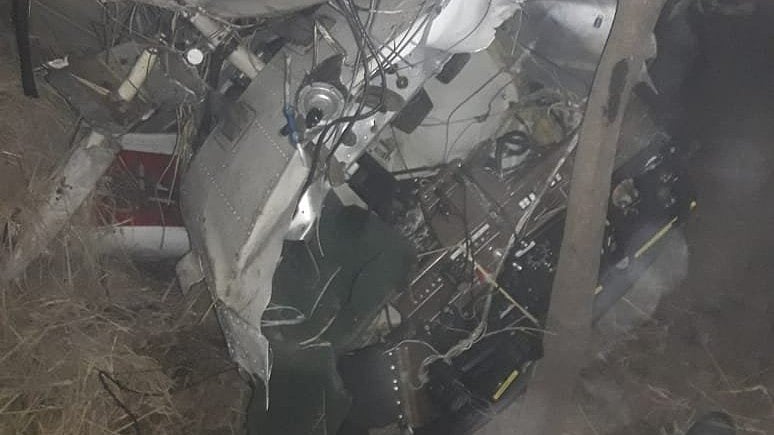 MP Plane Crashes Into Temple In Rewa During Training 1 Pilot Dead 